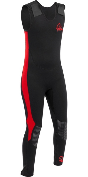 2026 Palm Junior Quantum 3mm Neoprene Shoulder Entry Long John BLACK 12237